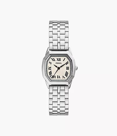 Fossil Uhr Harlow 3-Zeiger-Werk Edelstahl