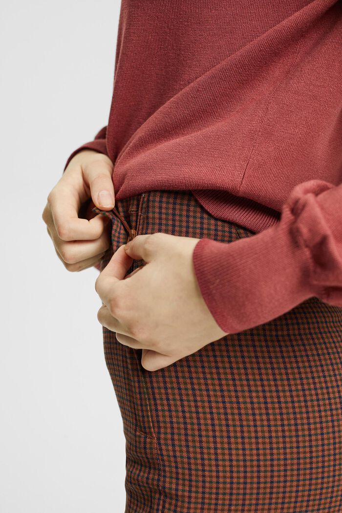 Karohose mit Kick Flare