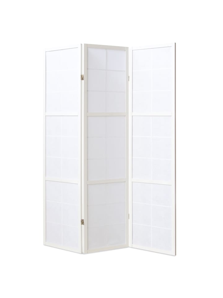 Homestyle4u 3-tlg. Paravent Shoji in Weiß 132x175 cm günstig kaufen onesize