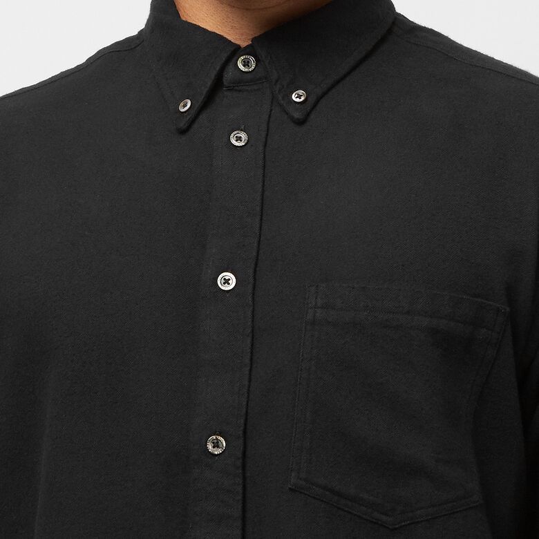 Norse Projects Anton Organic Flannel Shirt black
