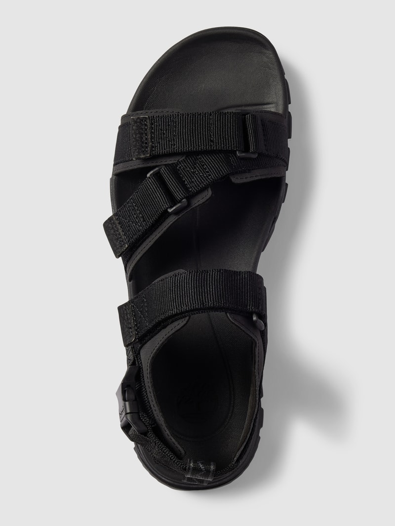 Sandalen mit Klettverschluss Modell 'Garrison' in schwarz