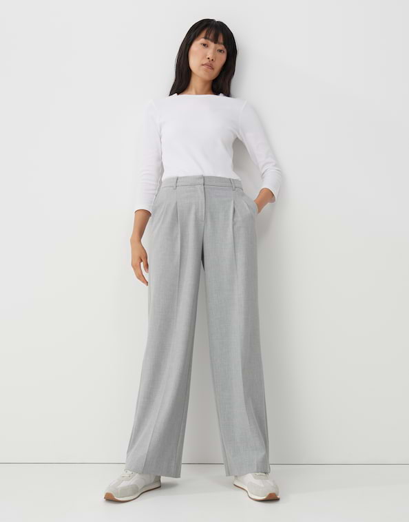 Bundfaltenhose Crestal