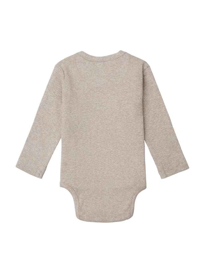 Noppies Strampler Nino in Taupe Melange günstig kaufen