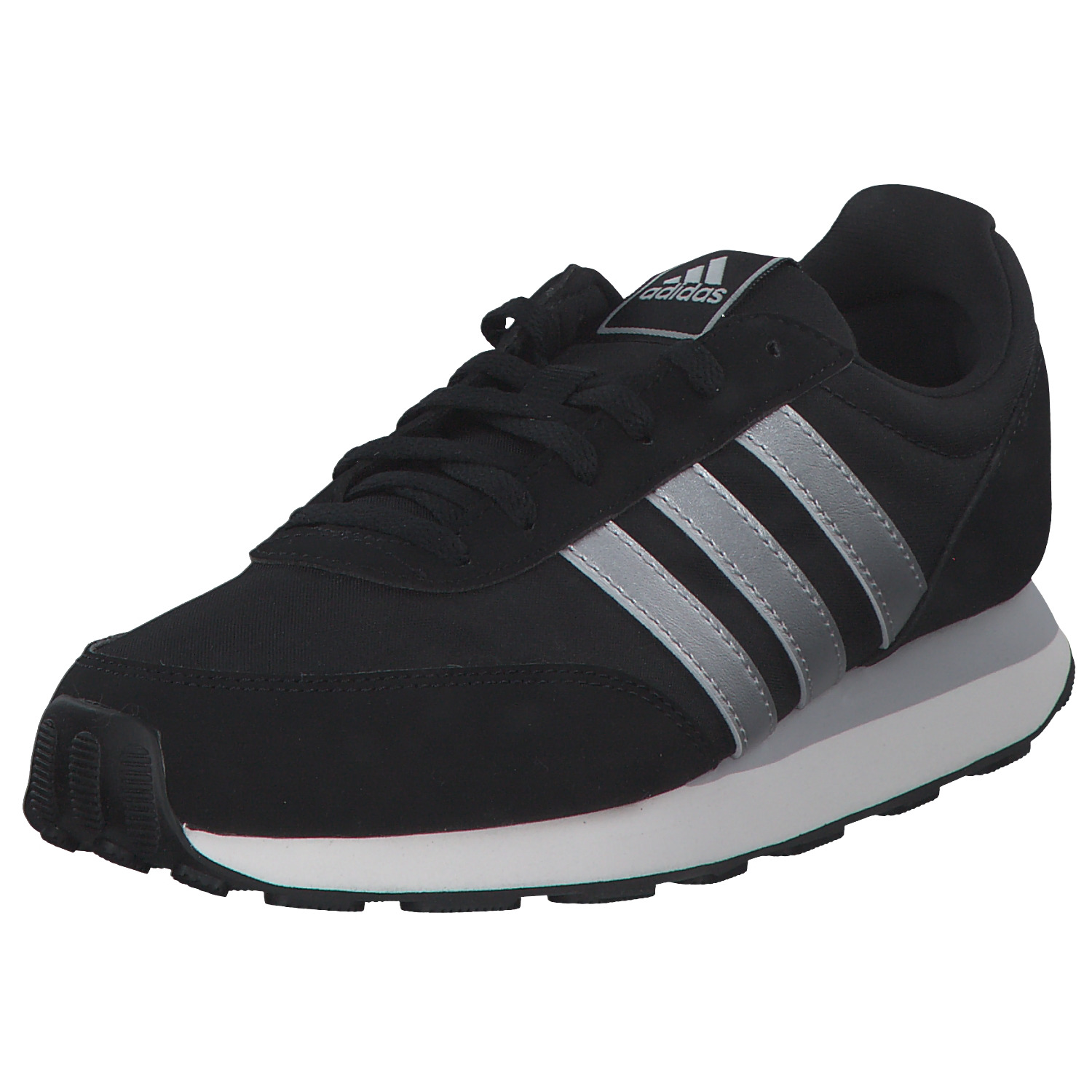 Adidas Run 60s 3.0 W, Sneakers Low, Damen, black/slvmt/white
