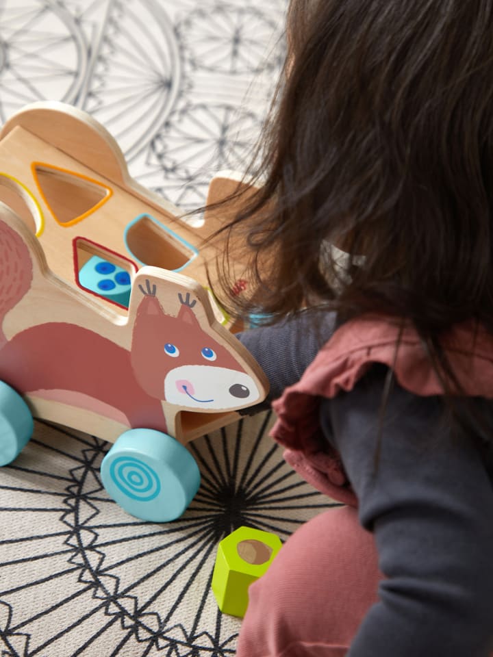 Haba Nachziehspielzeug Ziehfigur Eichhörnchen in mehrfarbig günstig kaufen onesize