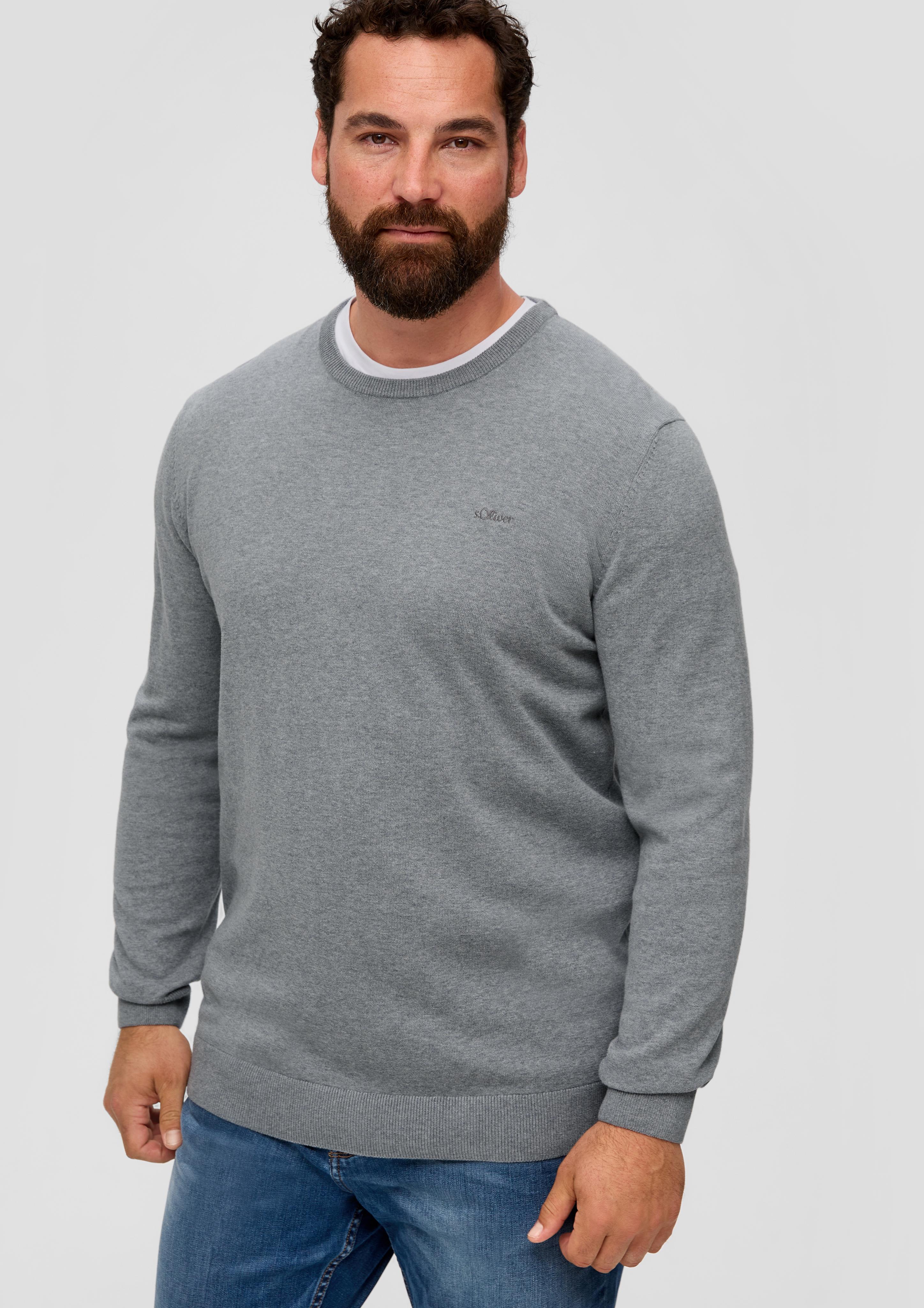 Strickpullover mit Logo-Stickerei  2148210-92W0