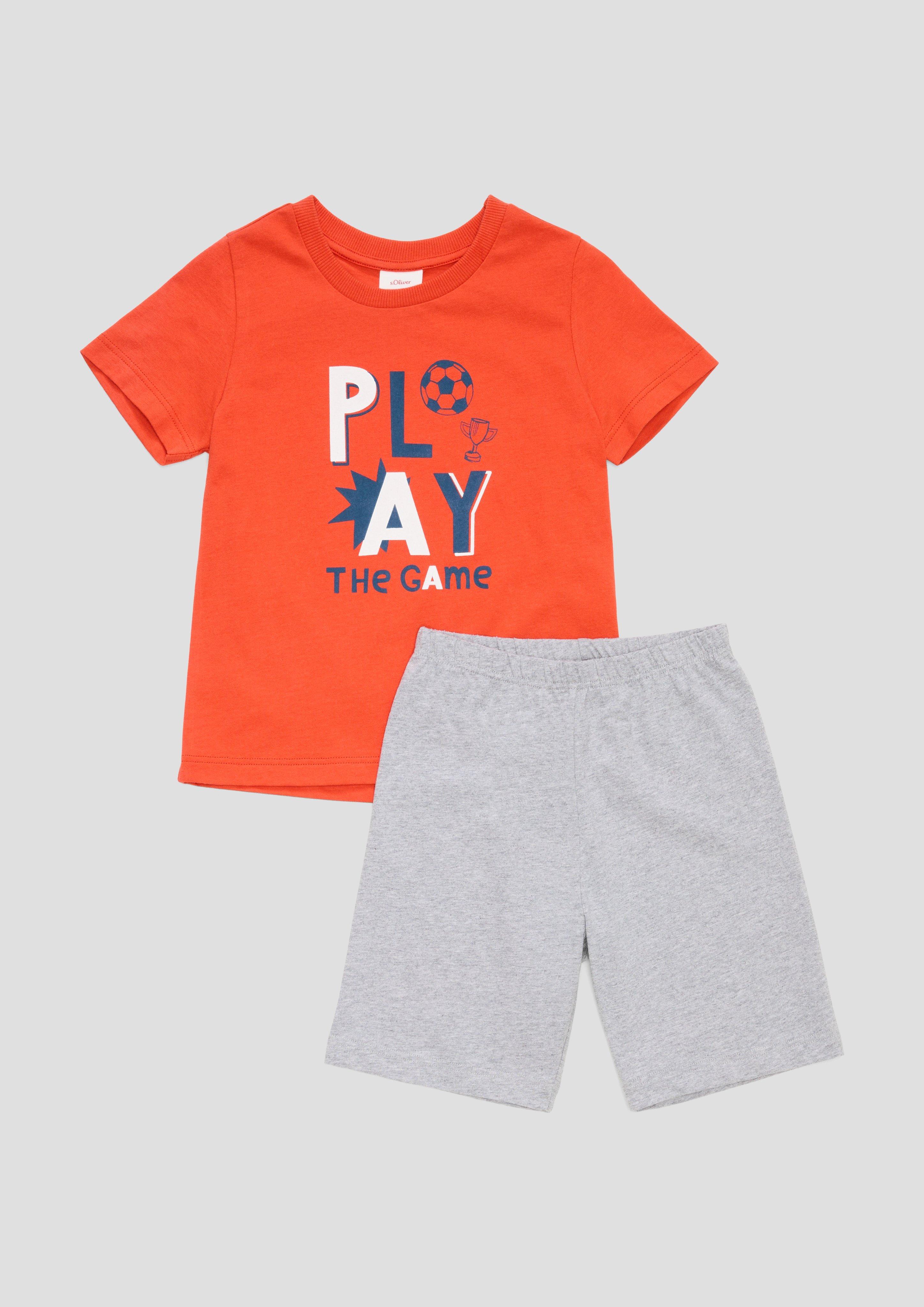 Kurzes Pyjama-Set aus Baumwolle  6009019-3424