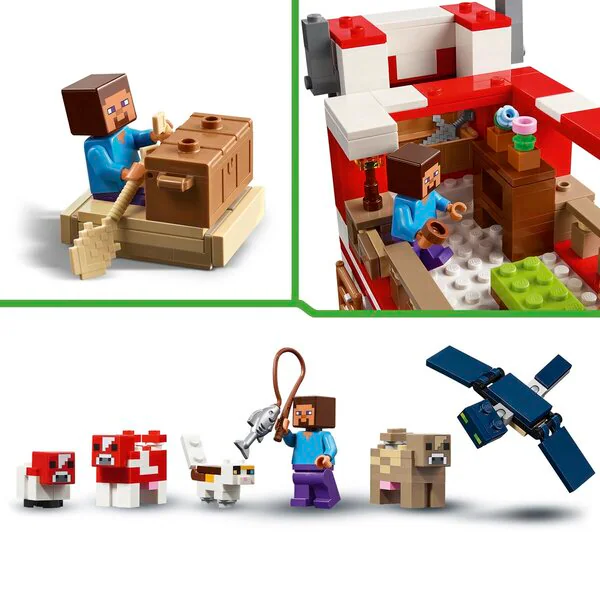 LEGO Minecraft 21270 Mooshroomin talo