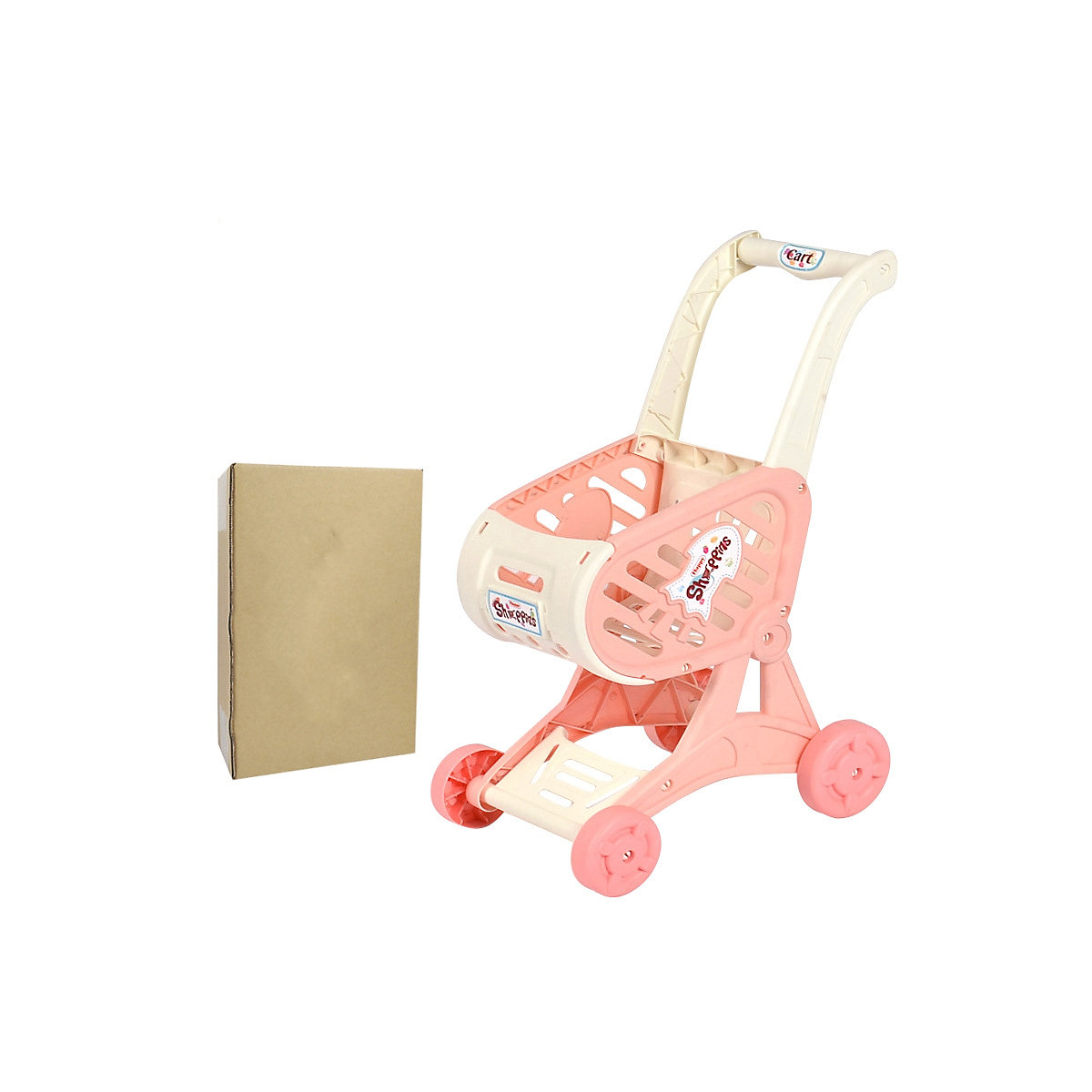 Kindersimulations-Einkaufswagen-Spielhausspielzeug Simulation Baby Trolley Supermarkt Einkaufswagen Spielzeug