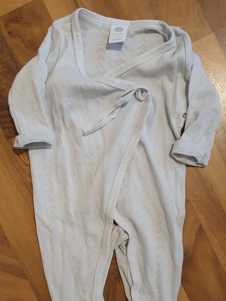 Sanetta Strampler in Grau günstig kaufen 56
