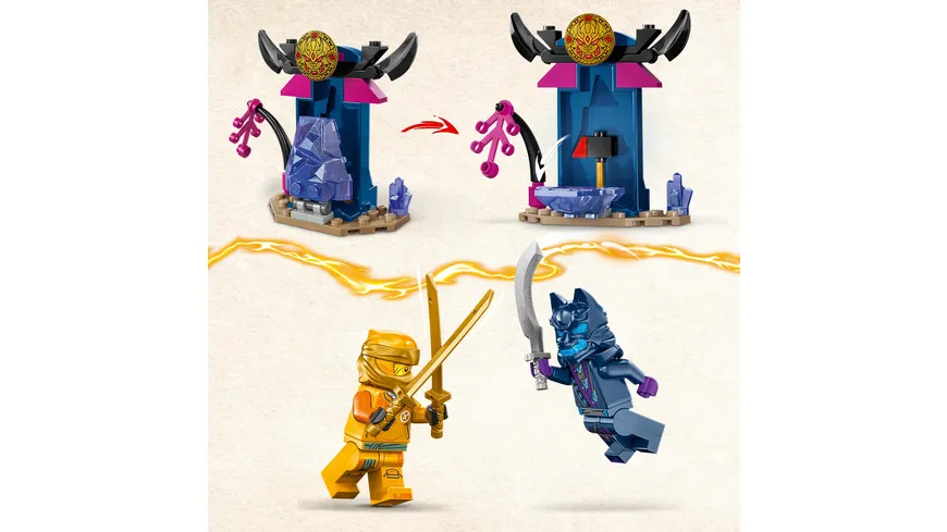 LEGO NINJAGO 71804 Arins Battle Mech, Ninja-Spielzeug mit Actionfiguren
