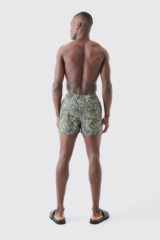 Kurze Camouflage Badehose