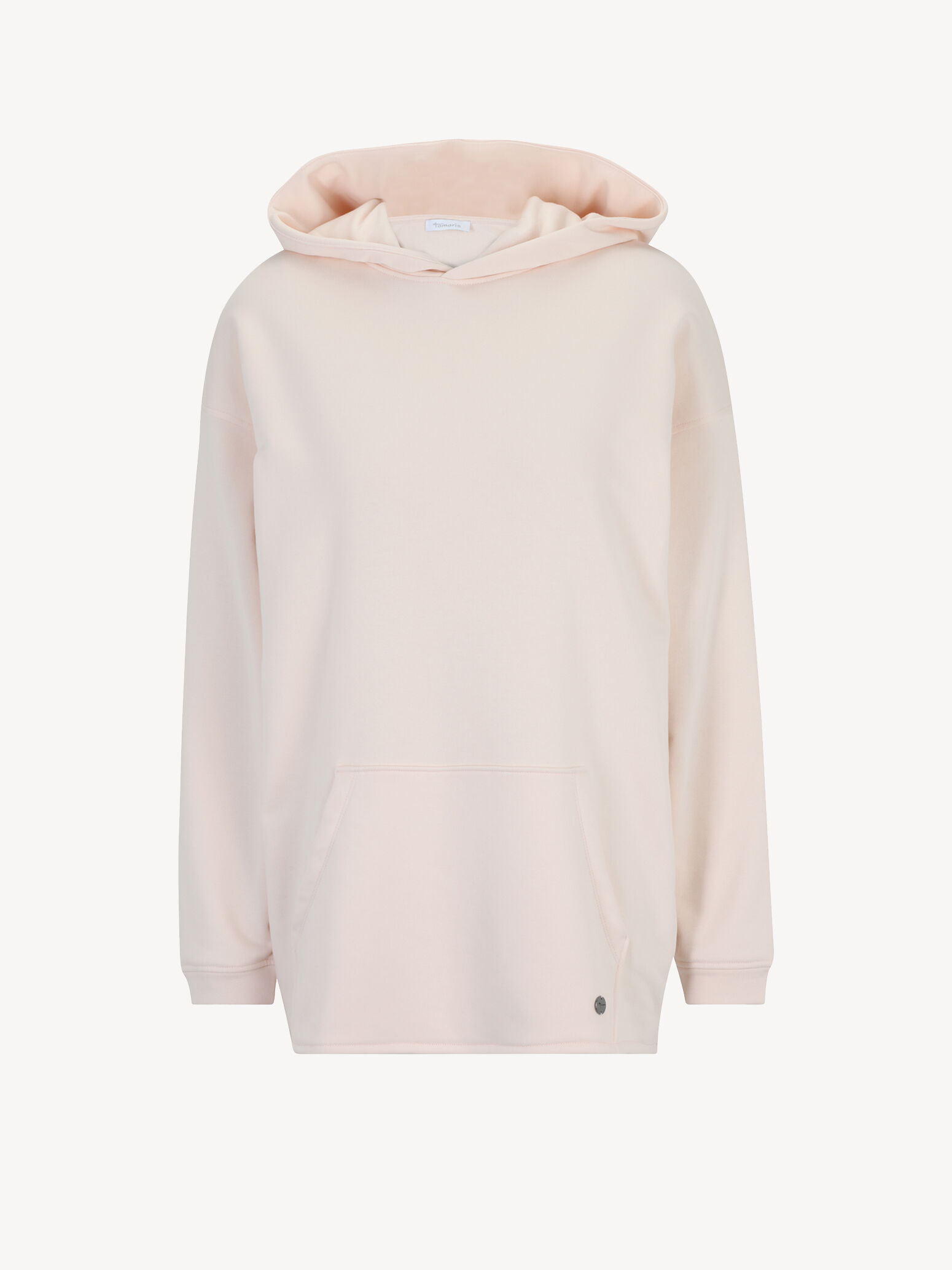 Sweat oversize à capuche - rose