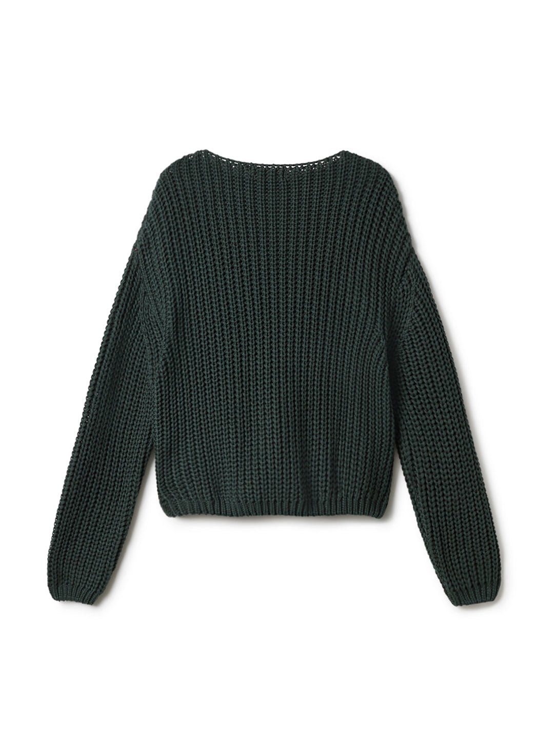 TWOTHIRDS Strickpullover Caracas aus Bio-Baumwolle, vegan in lockerem crop-Schnitt