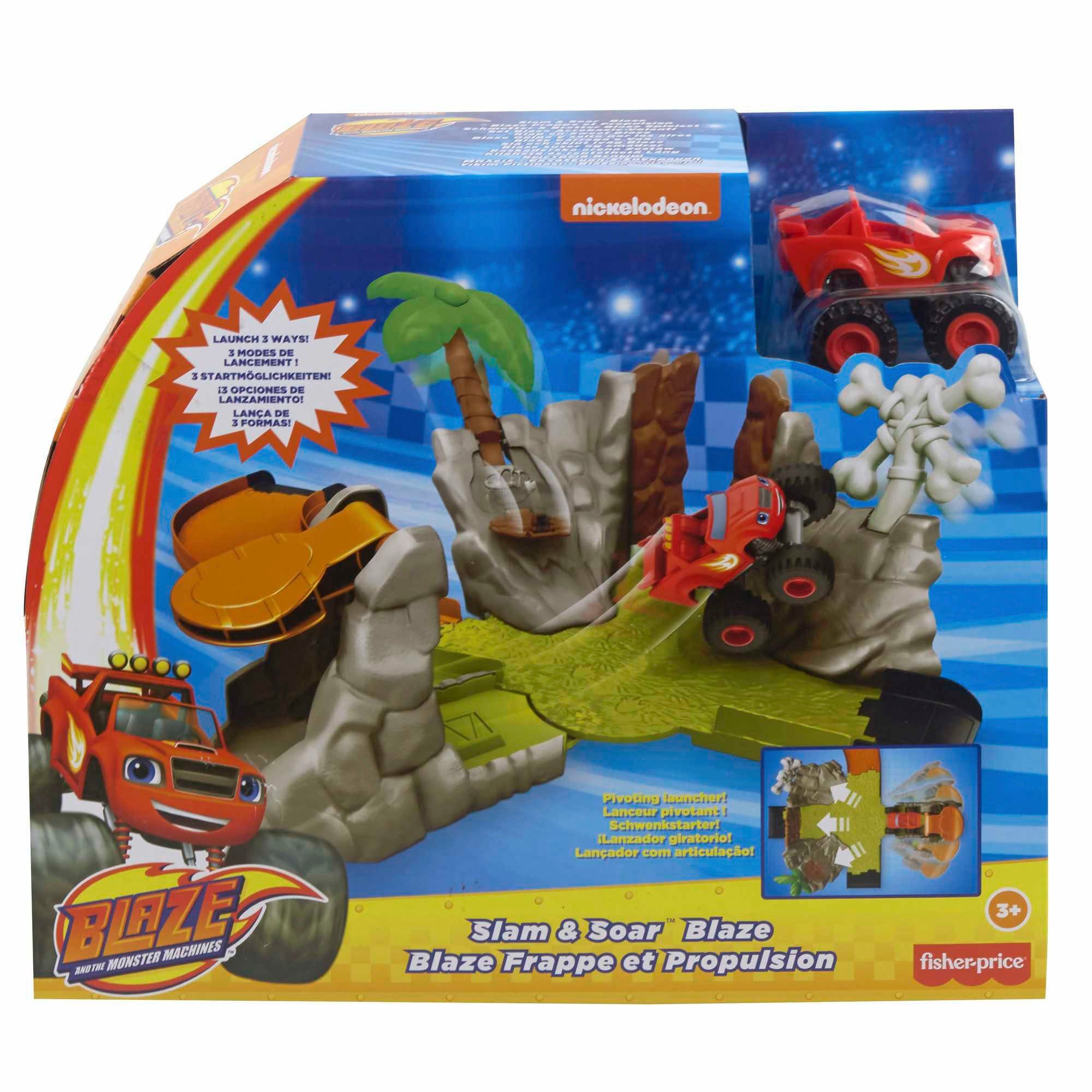 Mattel® Spielwelt Blaze und die Monstermaschinen, Slam & Crash Blaze