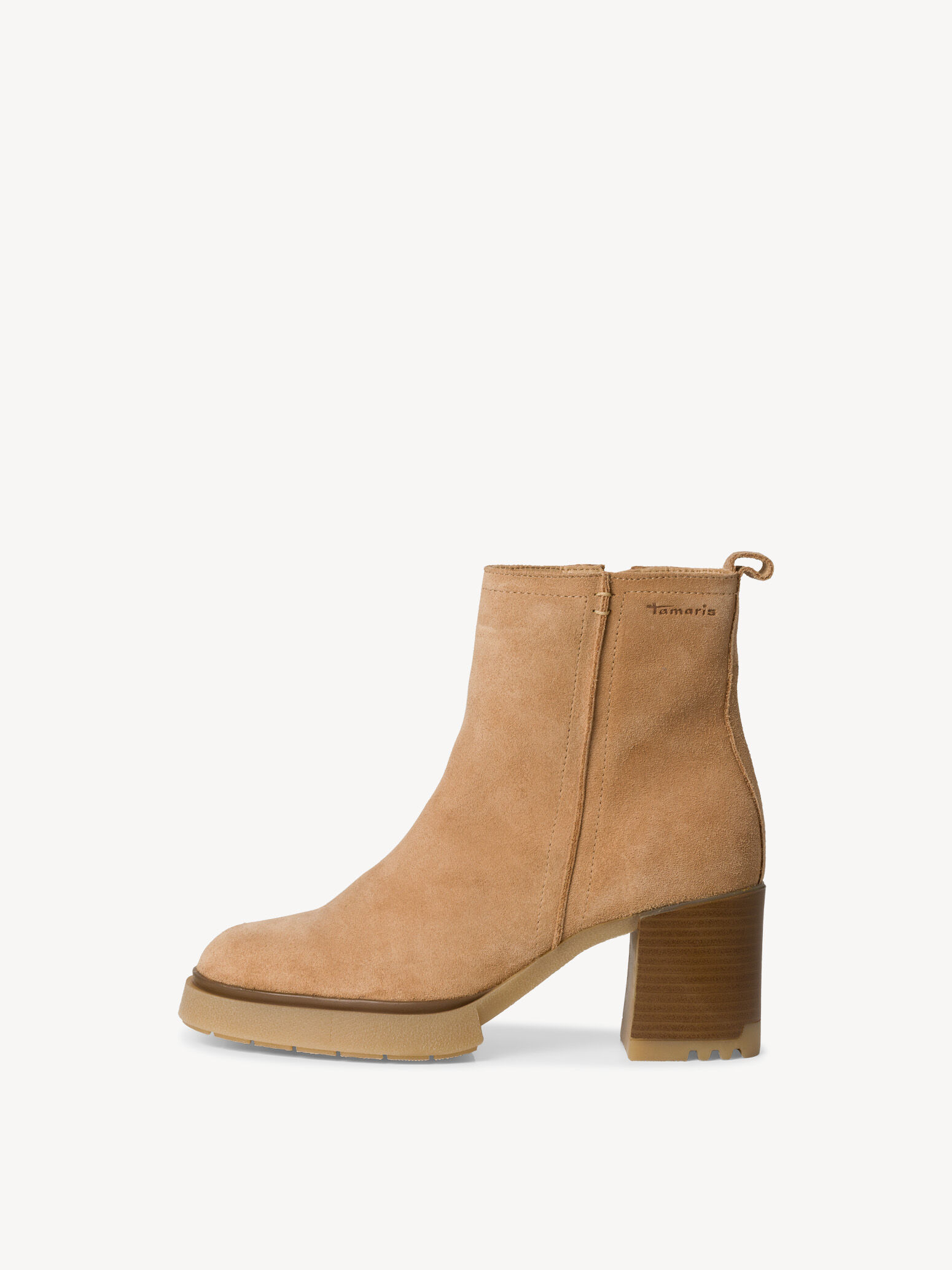 Bottine en cuir - marron