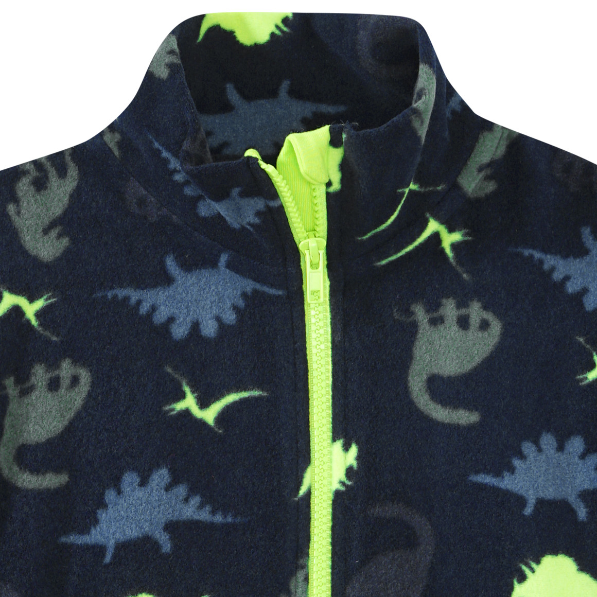 Jungen Fleecejacke mit Dino-Motiv
