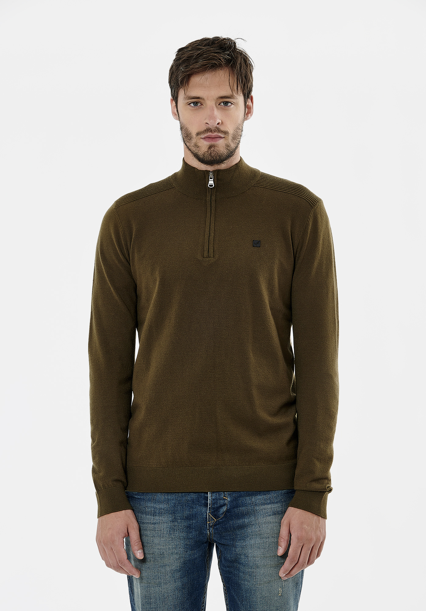 ADA    Pull kaki homme