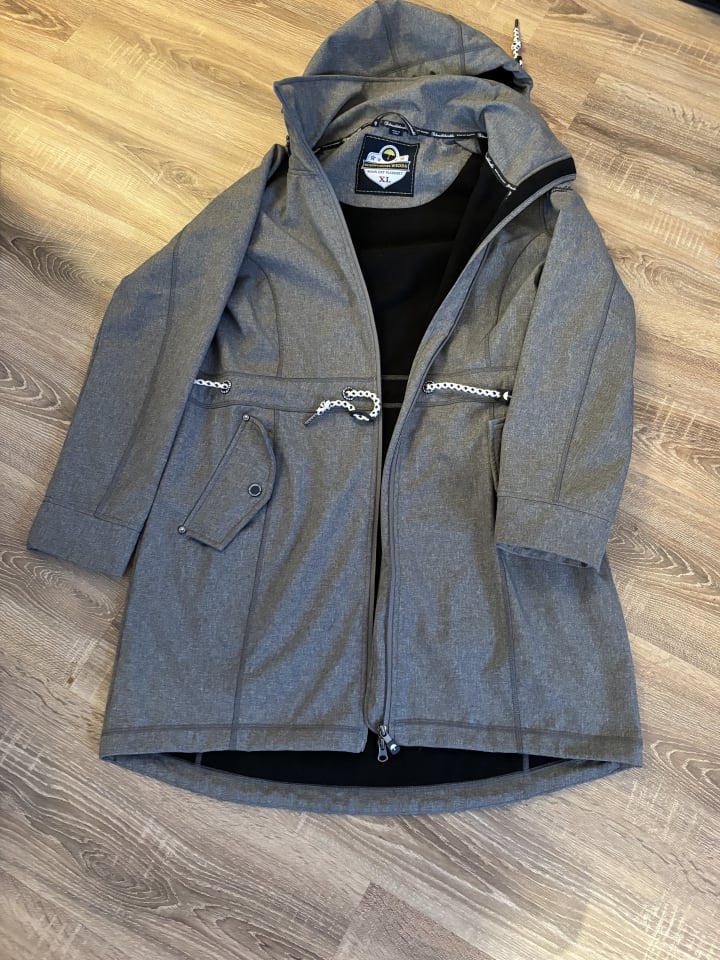 Schmuddelwedda Softshellmantel in Grau günstig kaufen XL