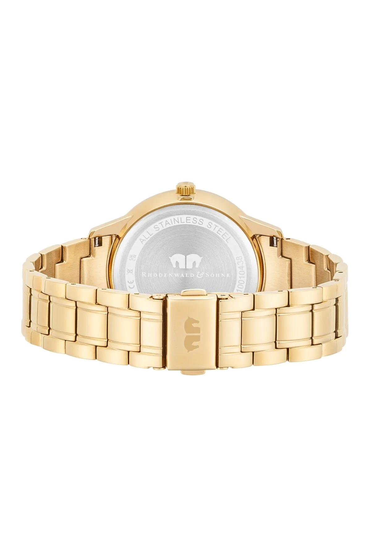 Rhodenwald & Söhne  Multifunktions Damen Multifunktionsuhr gelbgold Edelstahl gelbgold