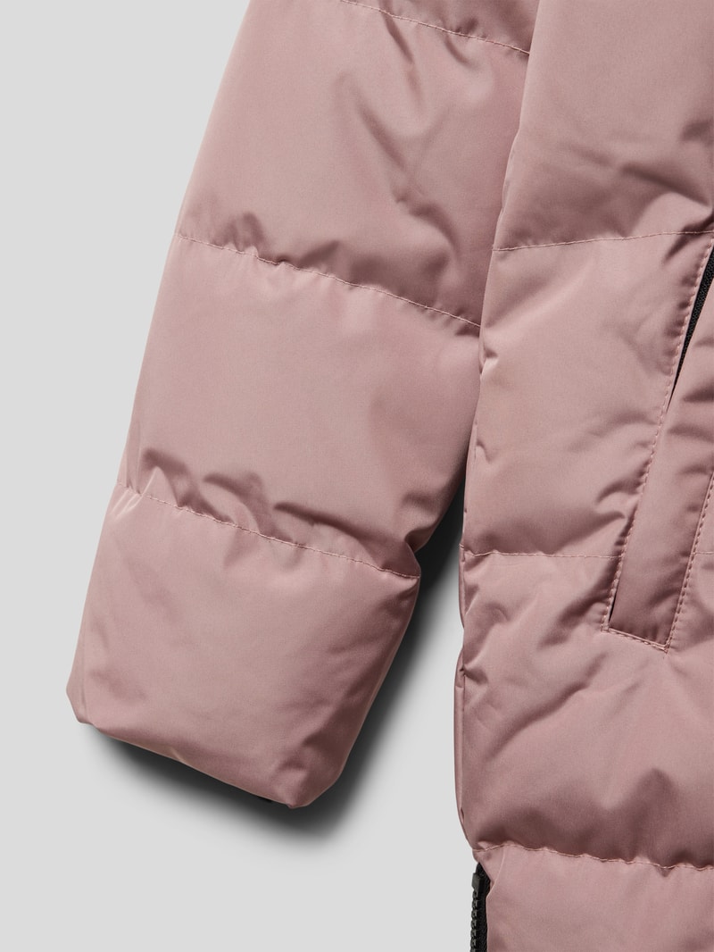 Steppjacke mit Kapuze Modell 'Riggy' in altrosa