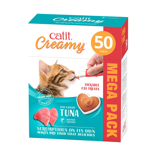 Katzensnack Creamy Thunfisch, 50 Stück