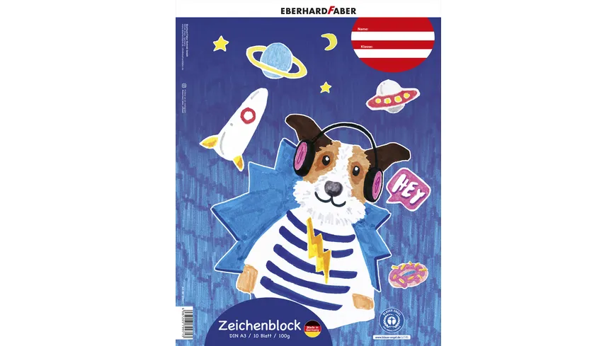 EBERHARD FABER Zeichenblock A3 10 Blatt
