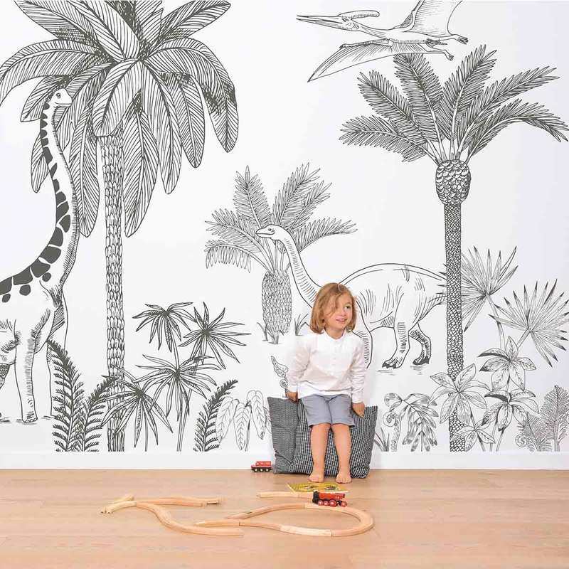 Papier peint Dinosaure Lilipinso and Co