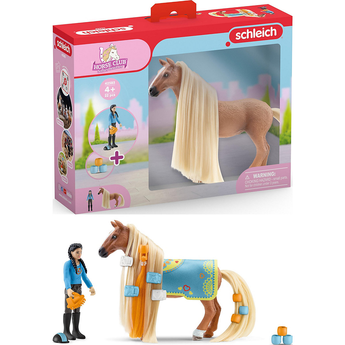 Schleich Horse Club 42585 Kim & Caramelo Starter Set