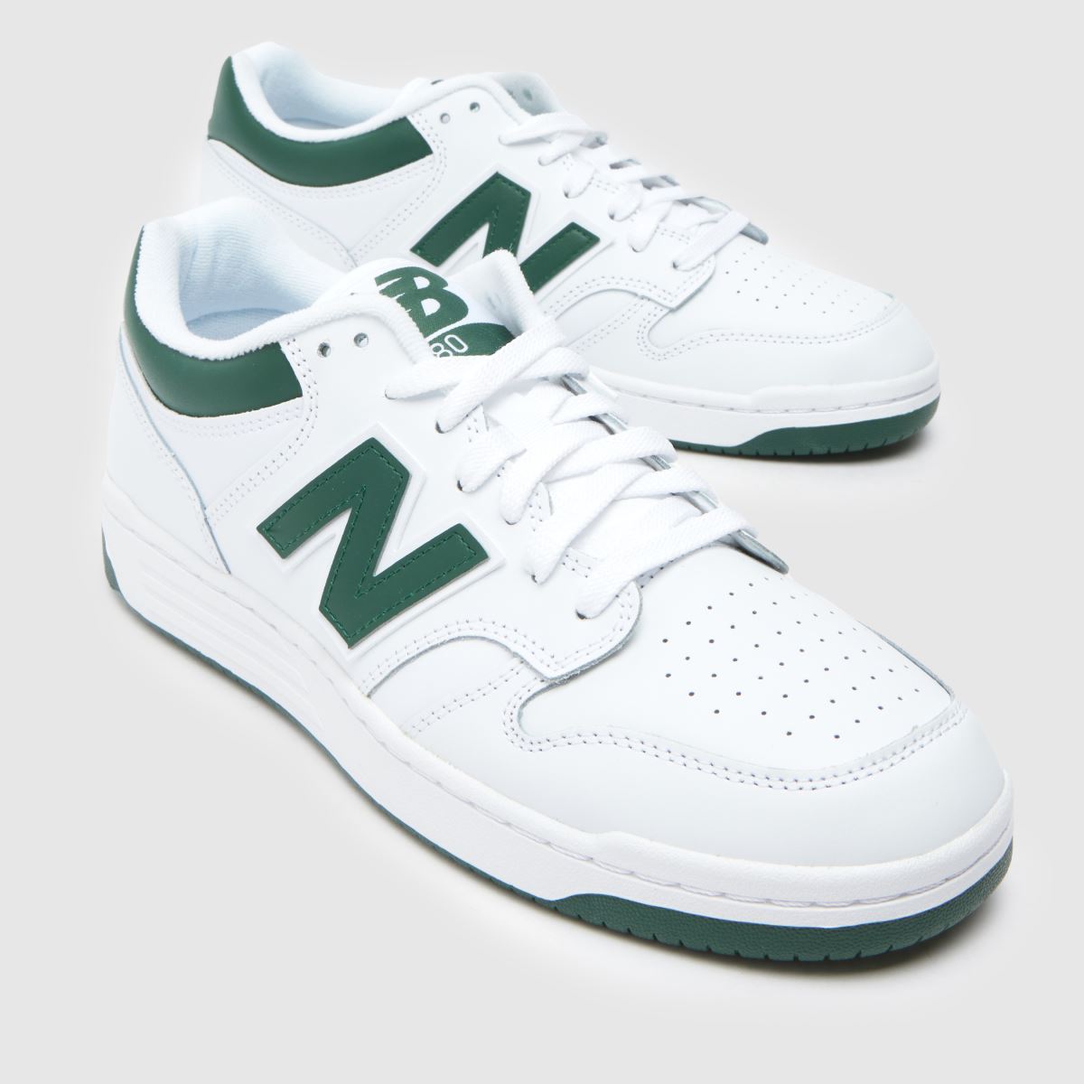 New Balance 480 sportcipő fehér és zöld színben
