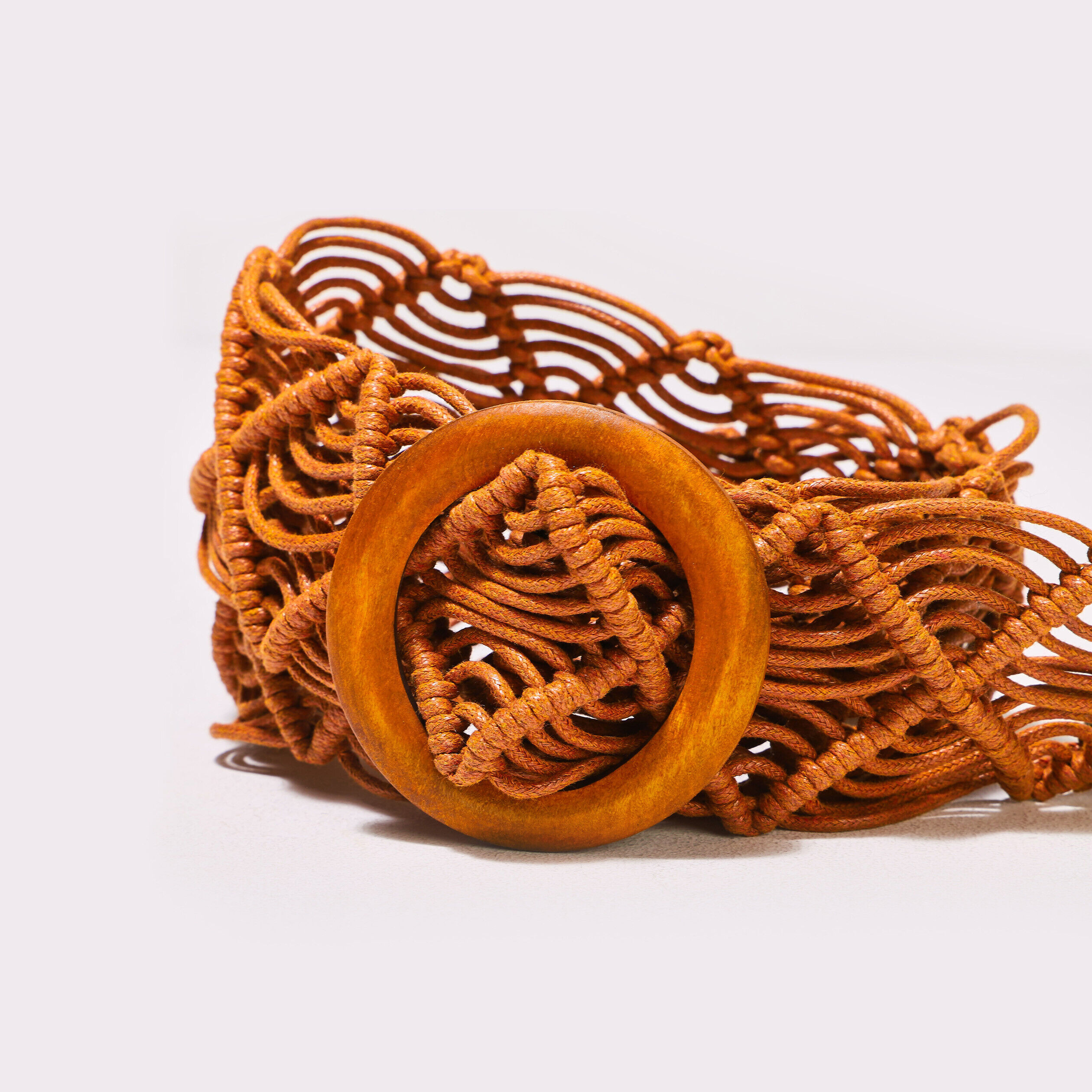 Ceinture macramé marron femme | Cache Cache