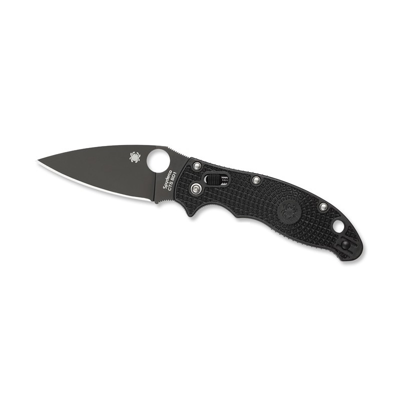 Spyderco Manix 2 Lightweight Total Black, taktisches Messer, militärische Klappmesser.