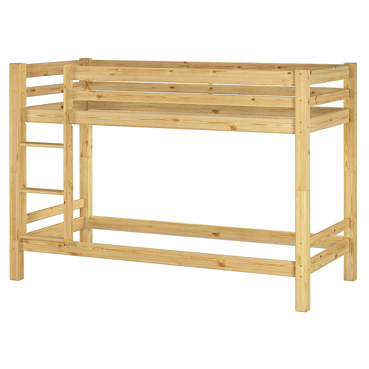 Hochbett 90x200 Kiefer massiv ohne Zubehör