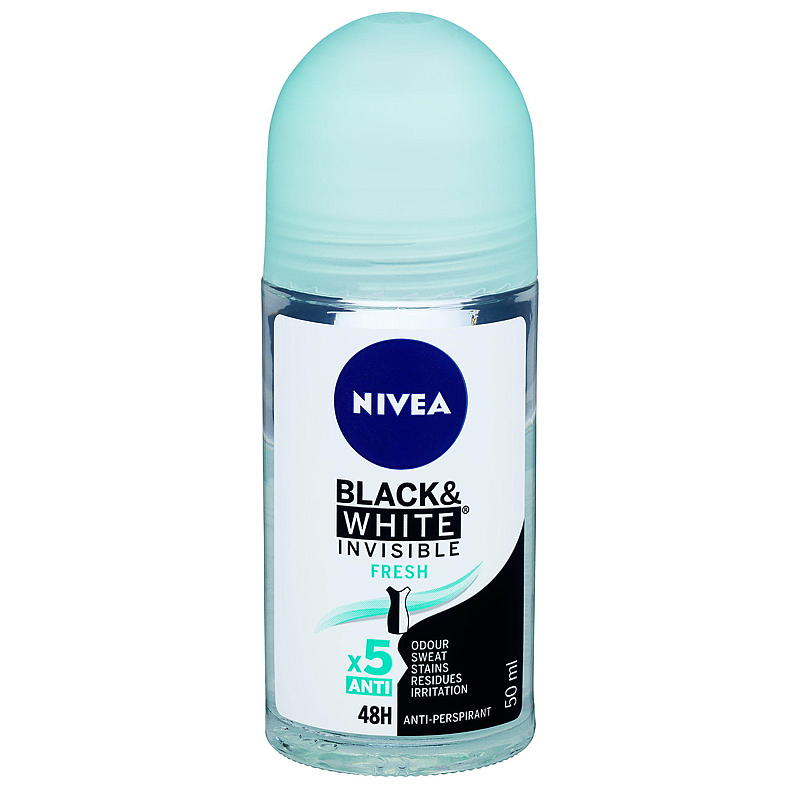 Nivea Roll-on Nivea 50 ml B&W Fresh dame