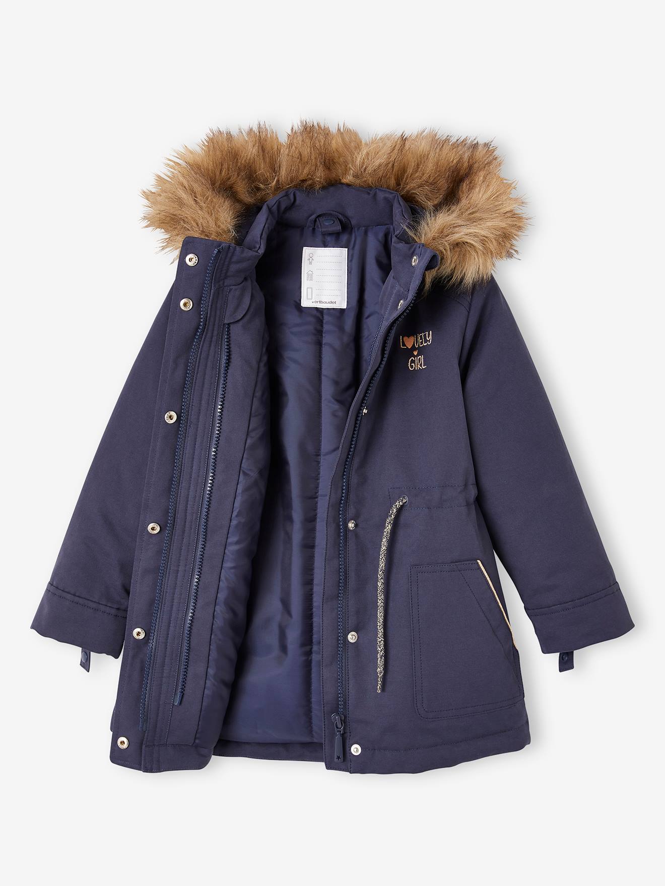 Parka 3 en 1 hiver fille vert