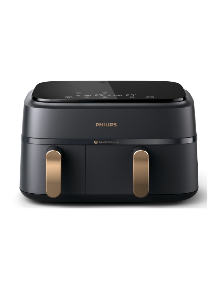 Philips NA352/04 3000 Series Doppel-Heißluftfritteuse 9 l in Schwarz günstig kaufen onesize