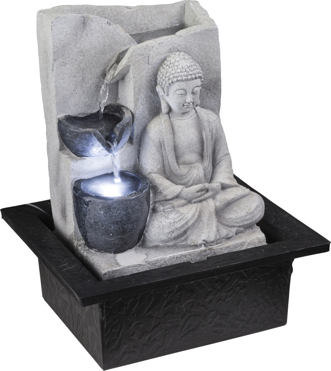 Globo LED Brunnen Albert Buddha
