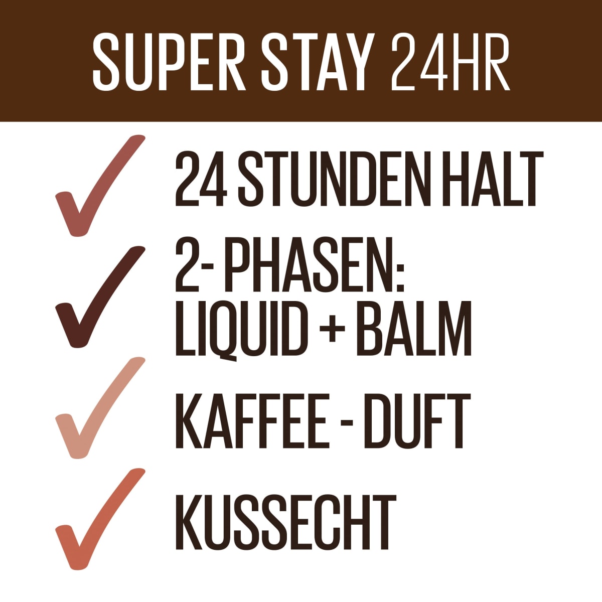 Lippenstift Super Stay 24h 900 Mocha Moves, 5 g