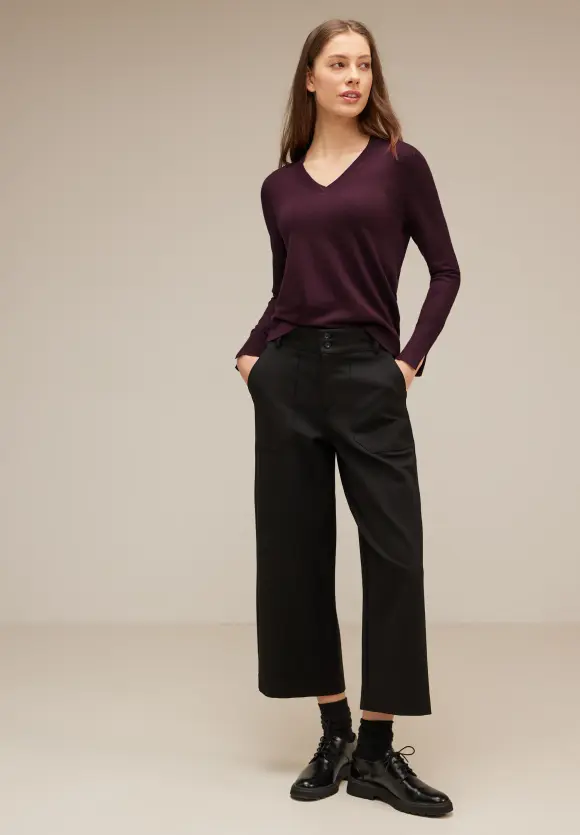 Street One Pullover mit V-Ausschnitt