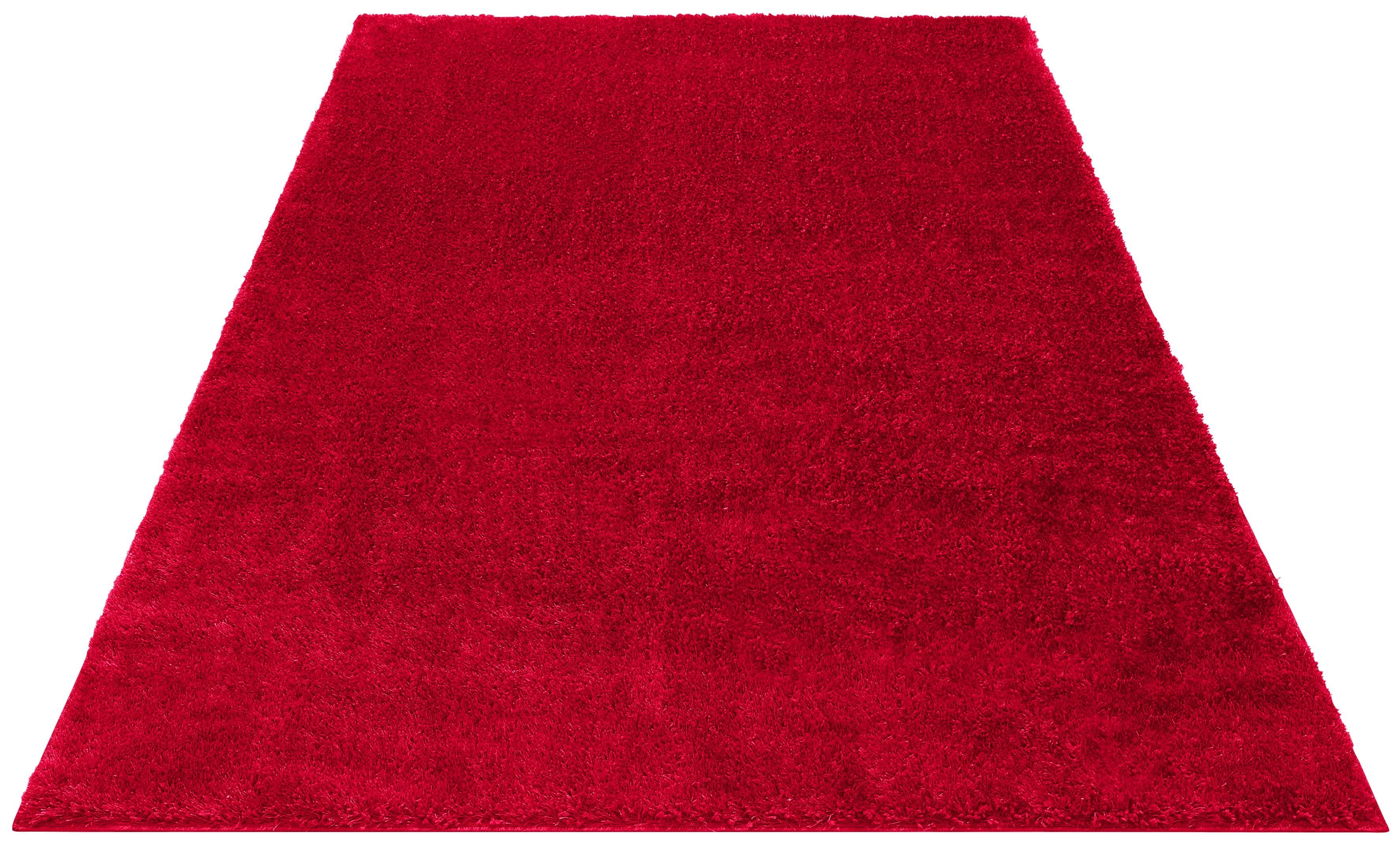 Hochflor-Teppich Mikro Soft Ideal, my home, rechteckig, Höhe: 30 mm, Microfaser, extra flauschig, Weich, Pflegeleicht, Elegant, Uni