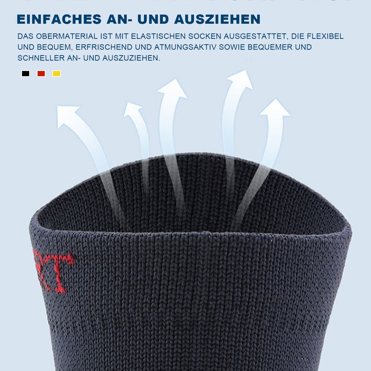 MAGICSHE Sockenschuhe Bequem und leicht Minimalschuhe Barfußschuh Rutschfest und maschinenwaschbar