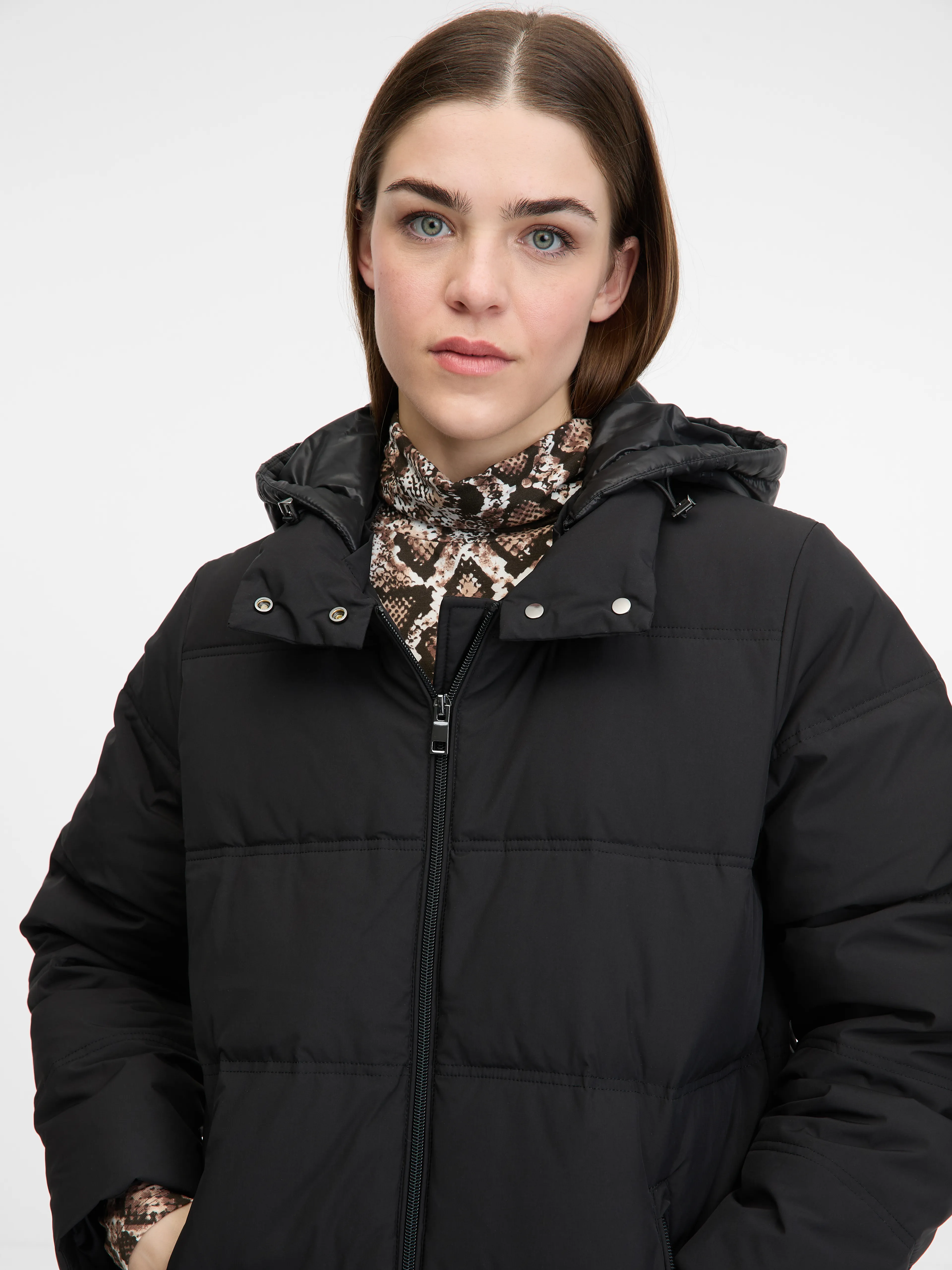 Schwarze Damen-Winterjacke ORSAY