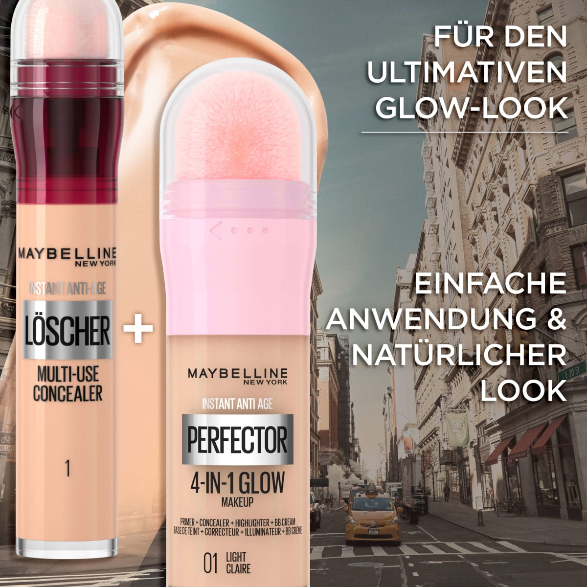 Foundation Instant Perfector Glow 4in1, 03 Medium-Deep, 20 ml
