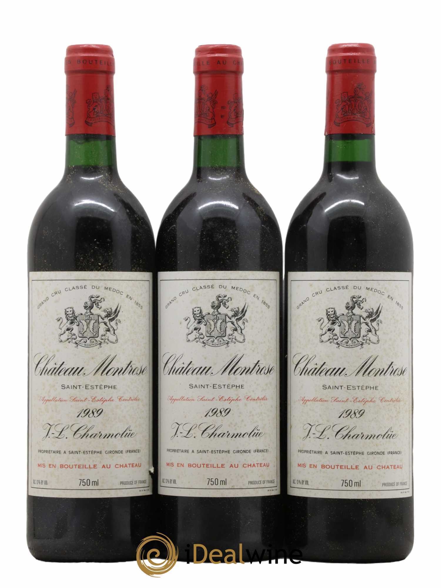 Château Montrose 2ème Grand Cru Classé  1989 - Lot de 3 Bouteilles