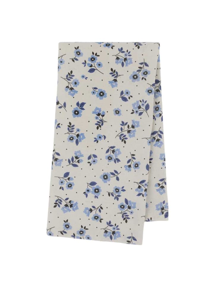 Chic Antique Geschirrtuch AIX Weiß mit blauen Blumen günstig kaufen onesize