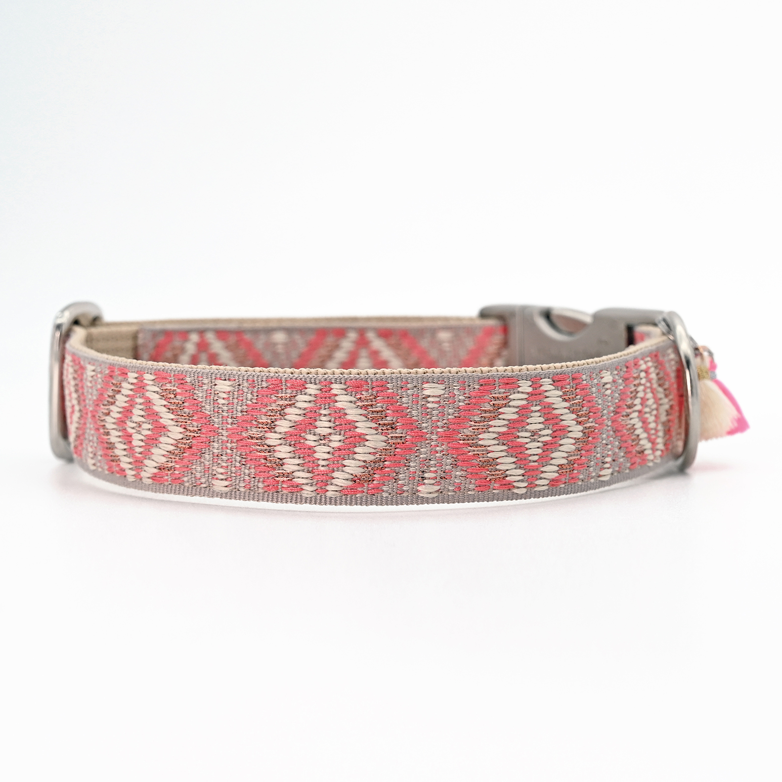 THE DOG IDEA Hundehalsbänder THE DOG IDEA Boho-Chic Halsband Coral M