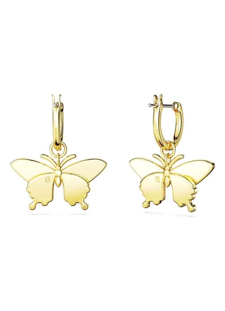 Swarovski Idyllia Mini gold-plated hoop earrings