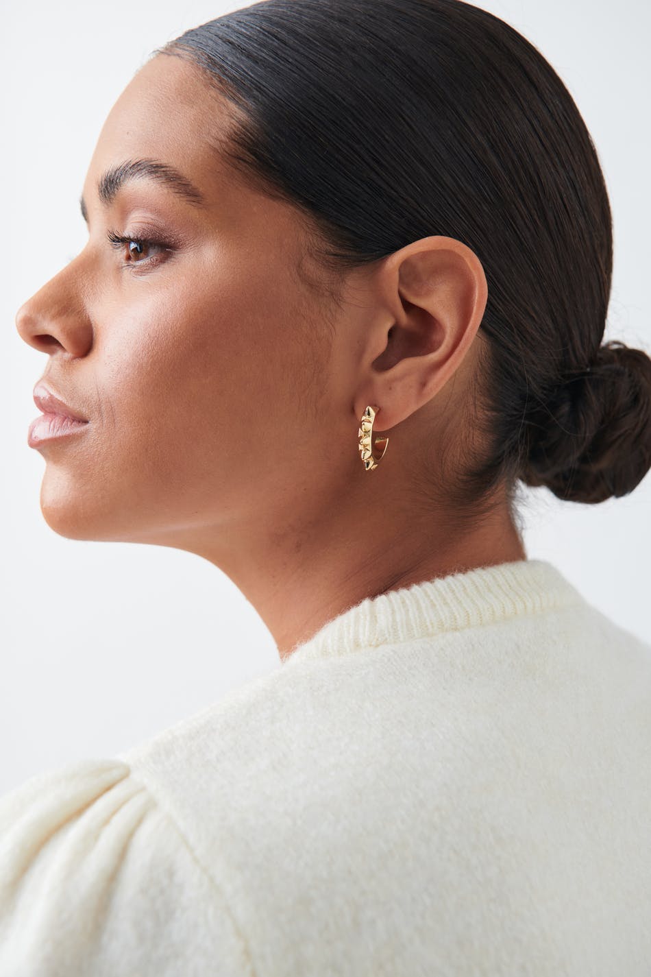 Spike hoops earrings