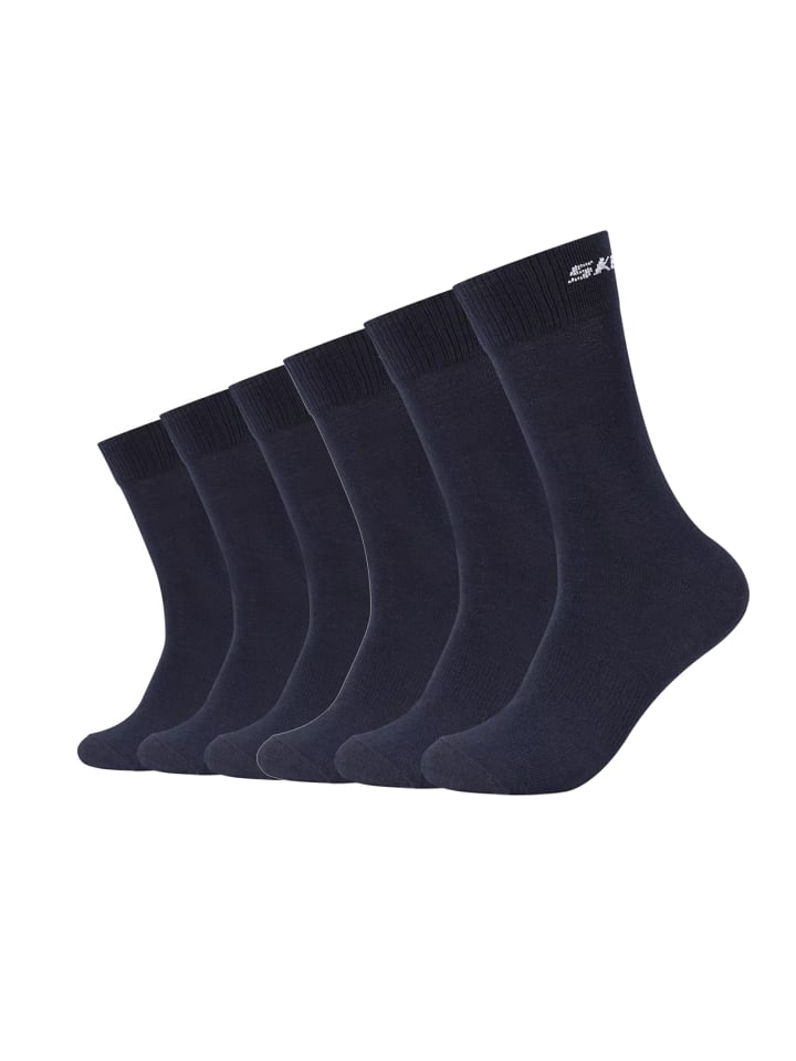 Skechers Socken Unisex 6p Basic Socks Mesh Ventilation in Navy günstig kaufen