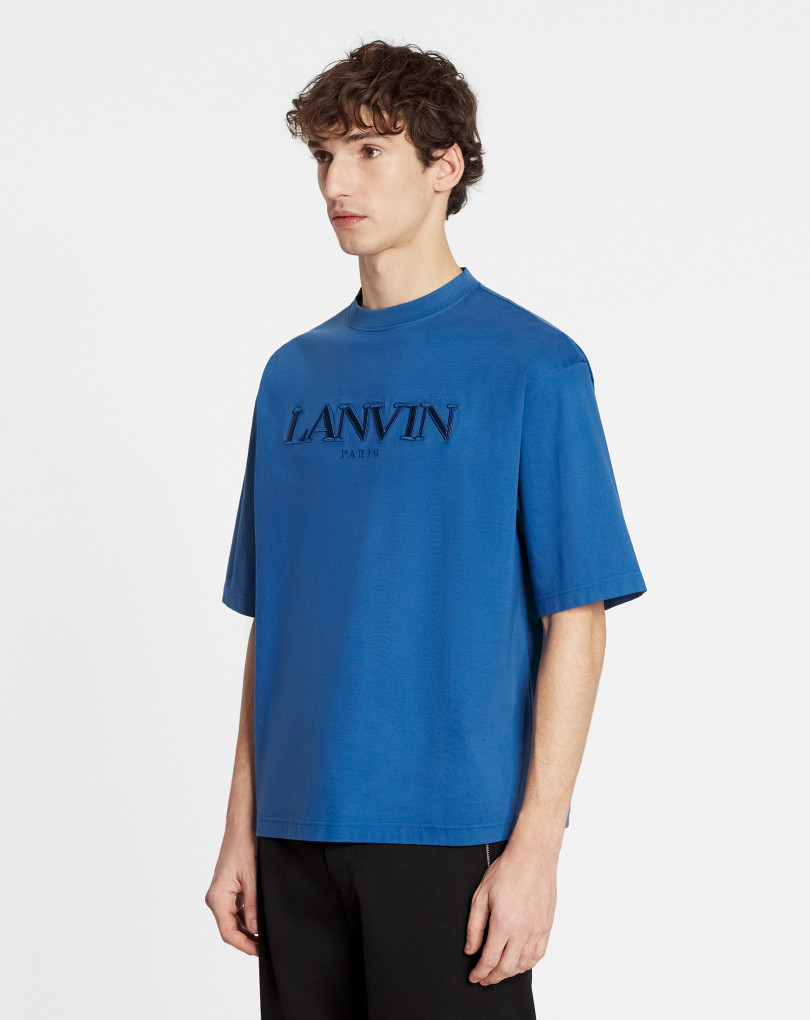 T-SHIRT OVERSIZE BRODÉ LANVIN PARIS